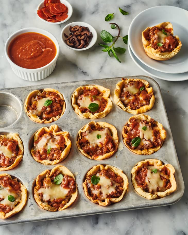 Muffin Tin Pizza Burger Pies Kitchn